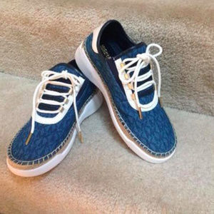 michael kors finch sneakers denim